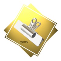 彩盒装银色牛头夹 型号：2005