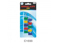 吸卡装彩色长尾票夹 型号：C1033