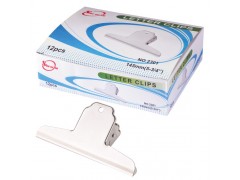 彩盒装银色山型夹 型号：2303