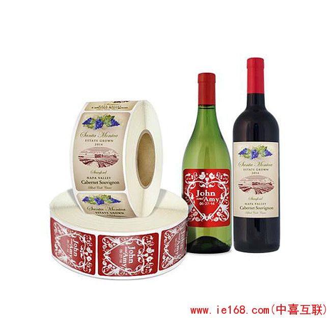 红酒瓶标签