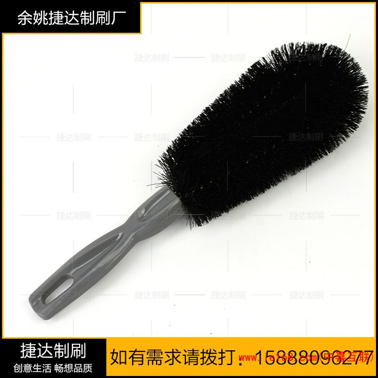 厂家直销 汽车轮胎专用清洁刷 单头轮胎刷 洗车工具