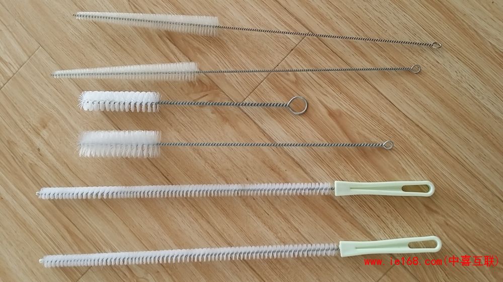 厂家定制其他清洁刷子捷达尼龙塑料吸管刷塑料试管刷清洁刷钢丝球
