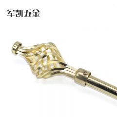 罗马杆窗帘轨道单杆静音窗帘支架配