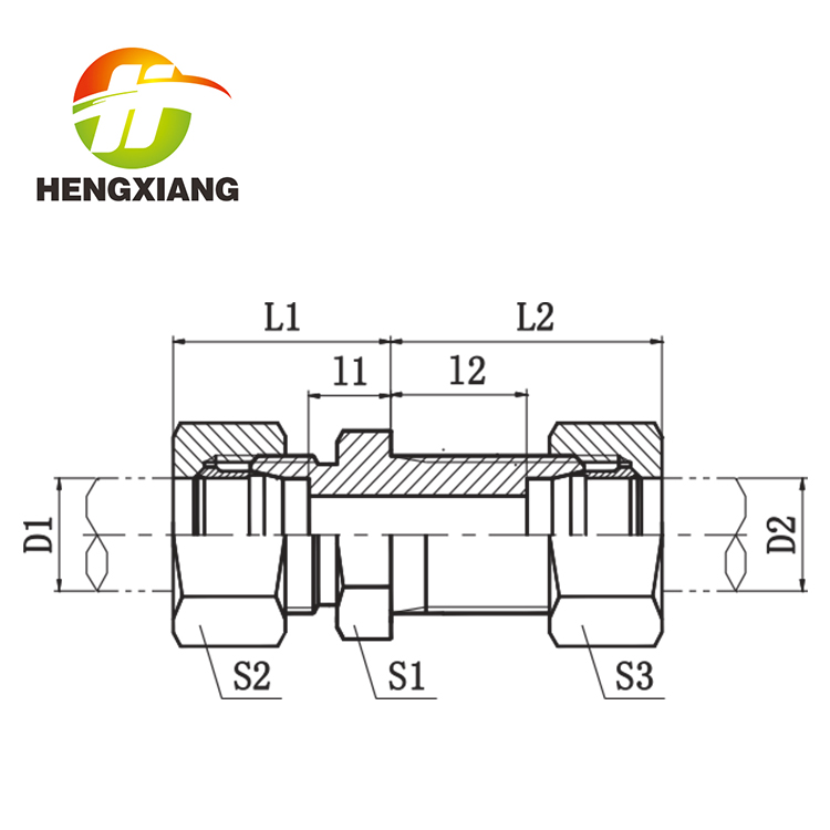 直通过板接头 6D-RN
