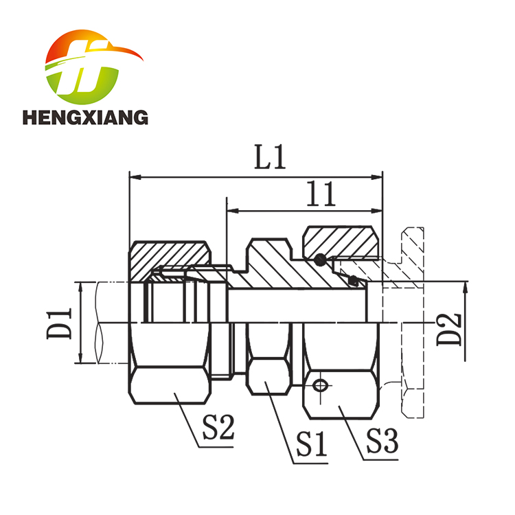外螺纹内螺纹转换接头 2C-RN