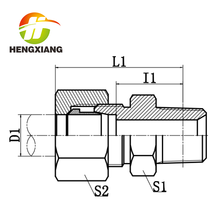 英锥管外螺纹 1DT-SP/RN