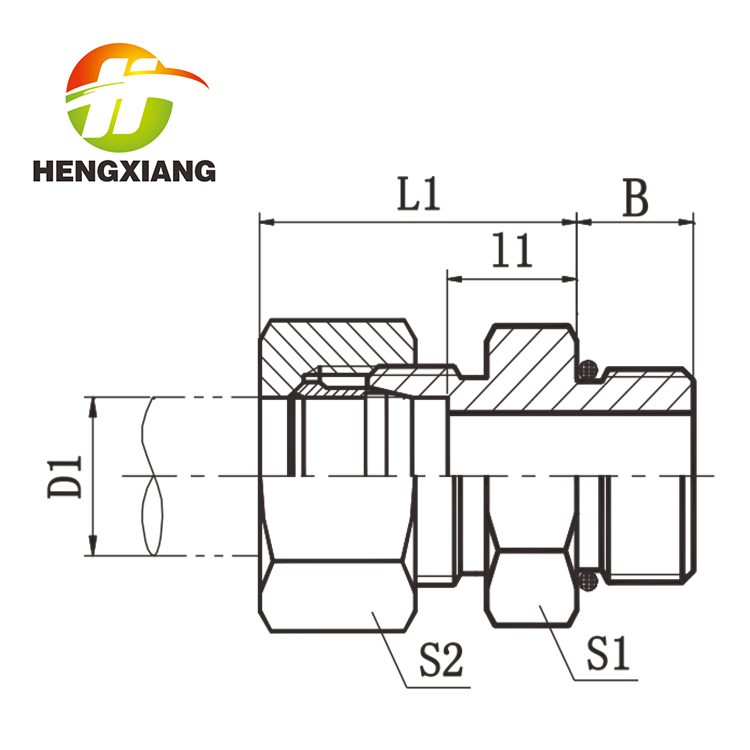 美制螺纹0形圈密封柱端ISO 11926 1DO-RN