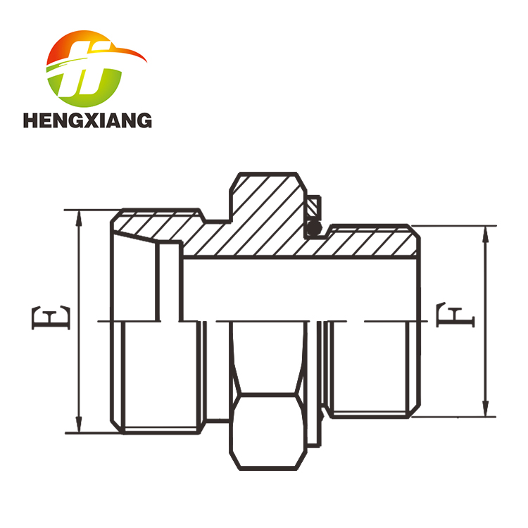 公制外螺纹柱端ISO 6149  1DH