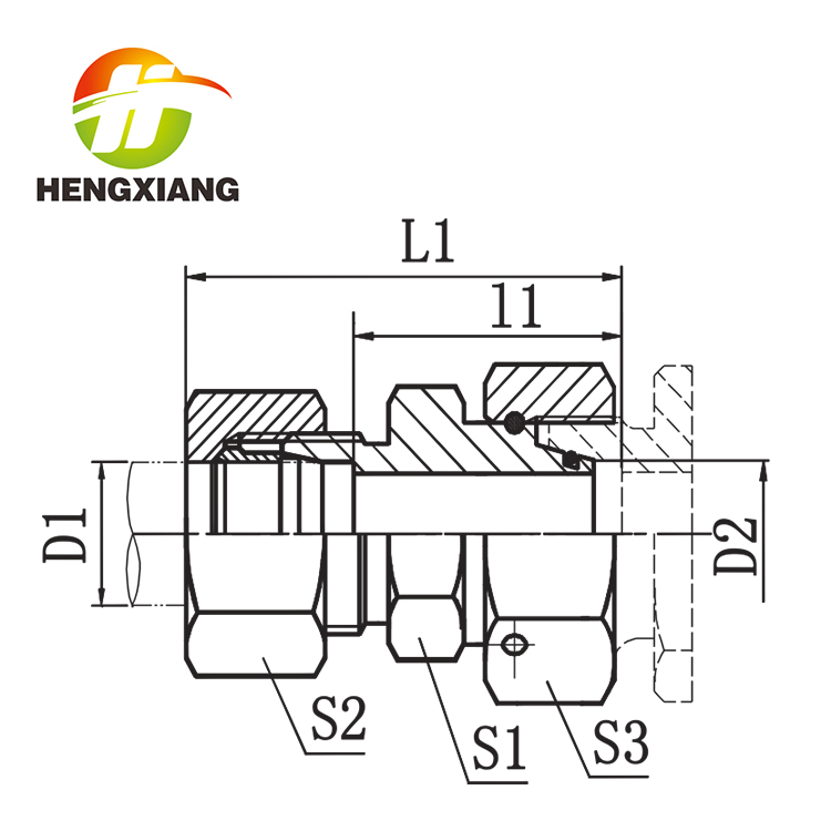 外螺纹内螺纹转换接头 2D-RN