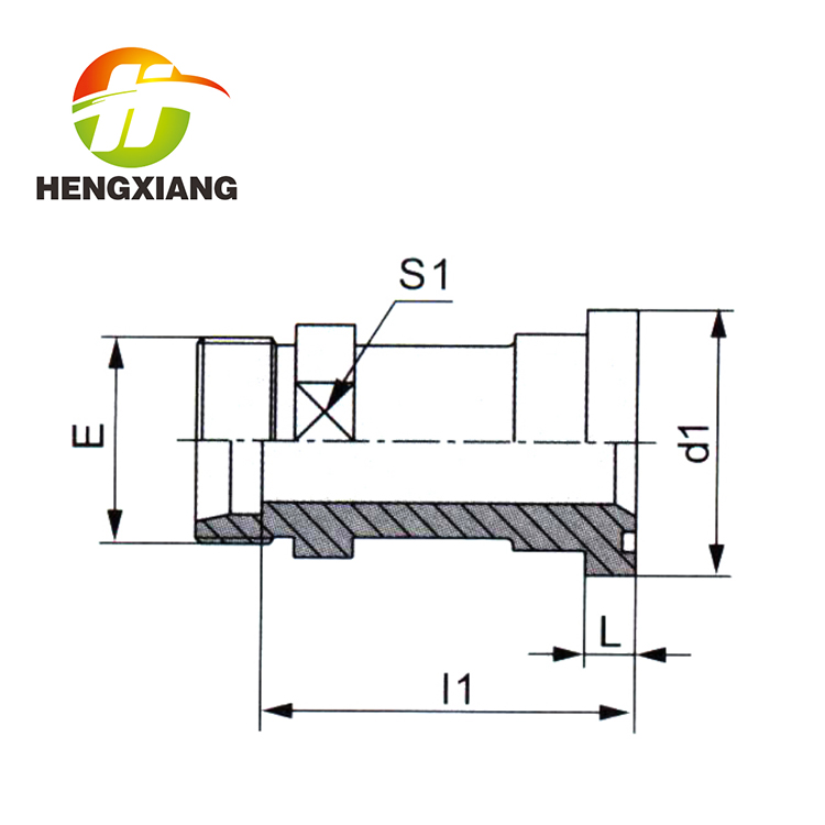 公制螺纹卡套式法兰ISO 6162 1CFL