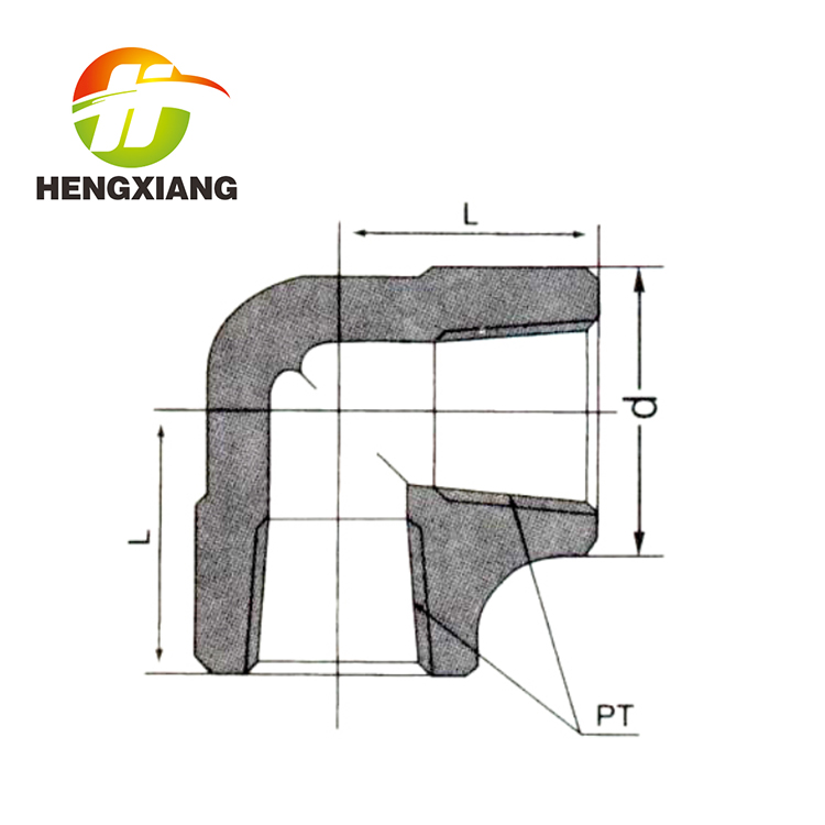 90°弯英锥管内螺纹 7T9