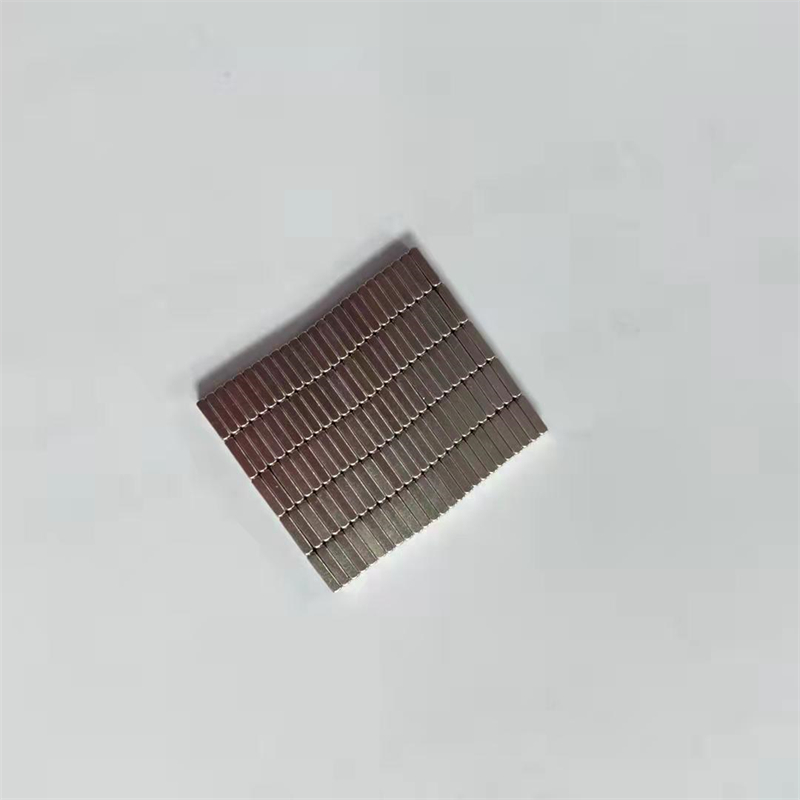 宁波磁铁厂家提供光学摄像头用磁铁N38M 镀镍 F3.13X1.09X4.64mm
